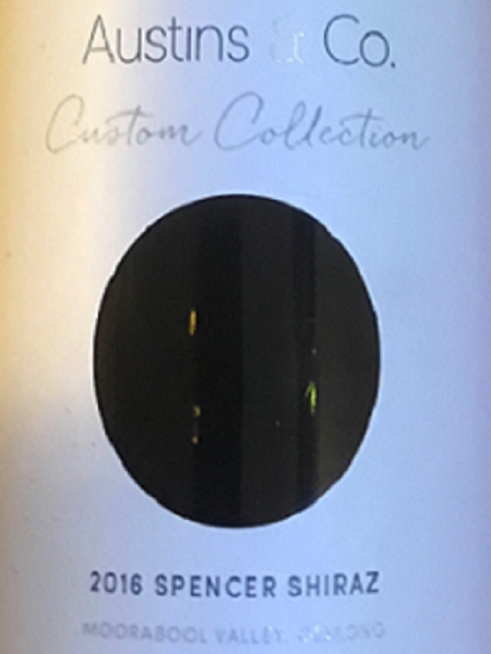 Austins & Co Spencer Sshiraz 2016