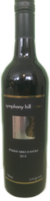 symphony hill reserve nero d'avola 2015_20200806103131